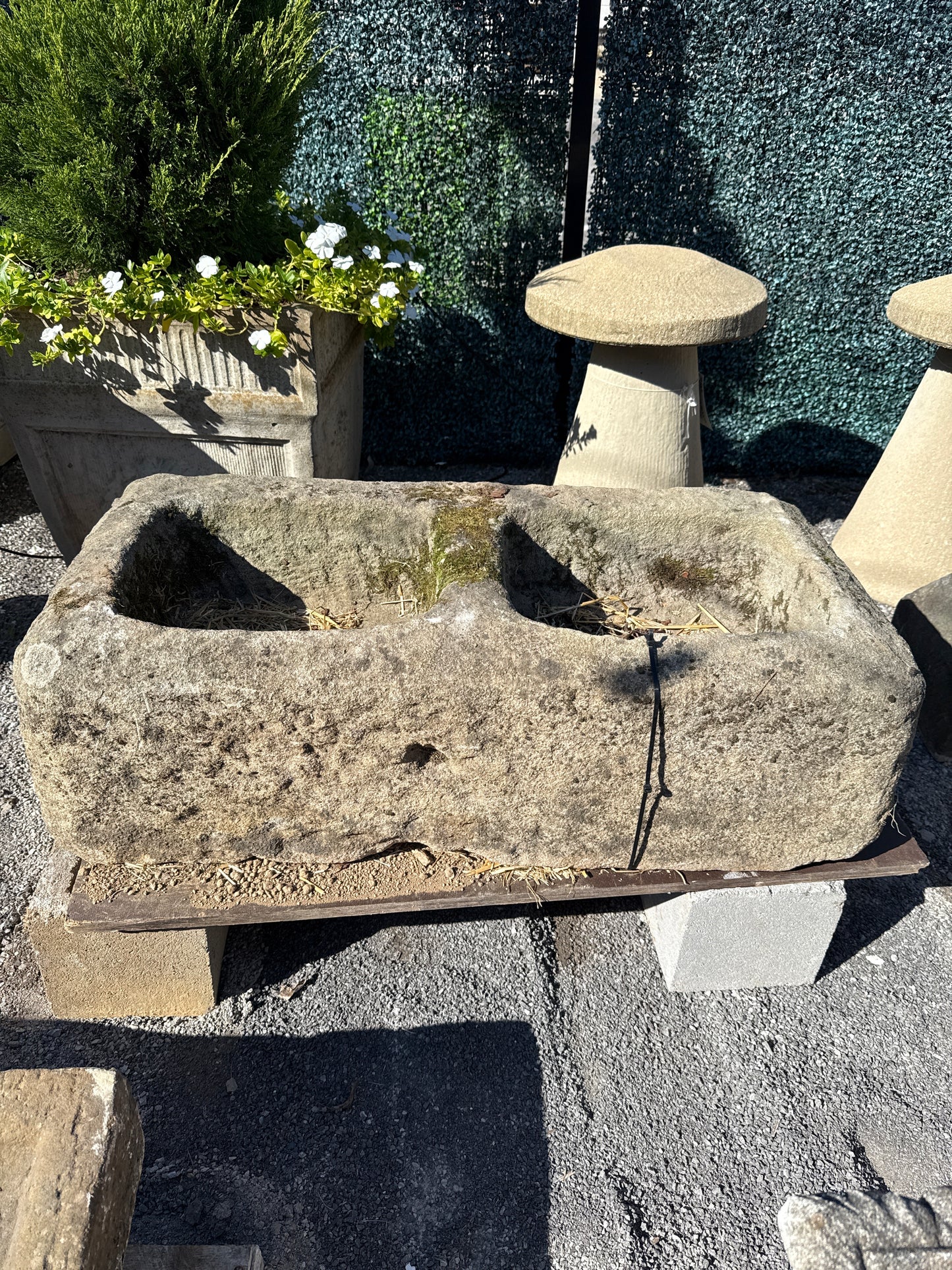 Double Stone Sink out of English Cottage