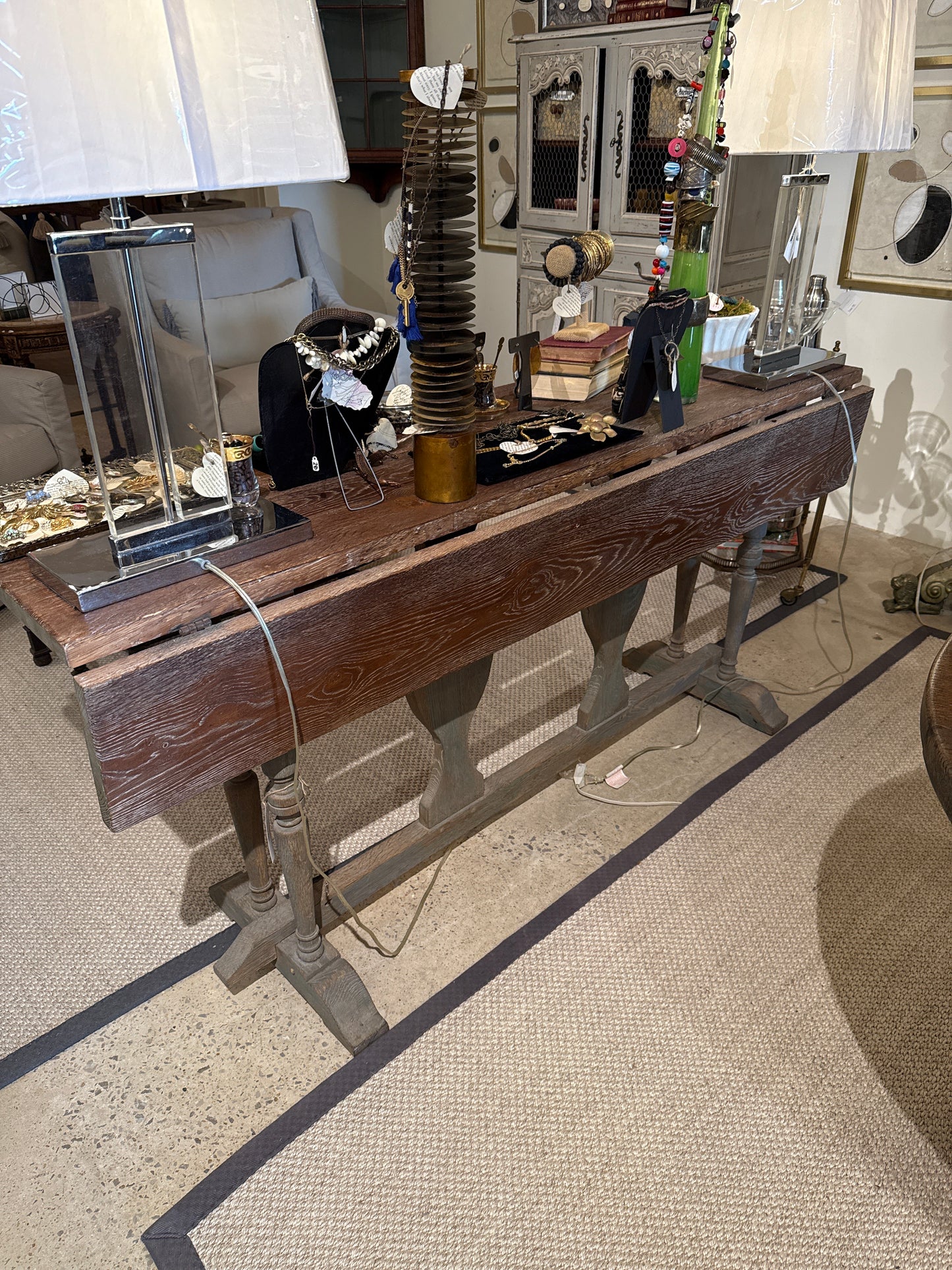 Drop Leaf Console Table