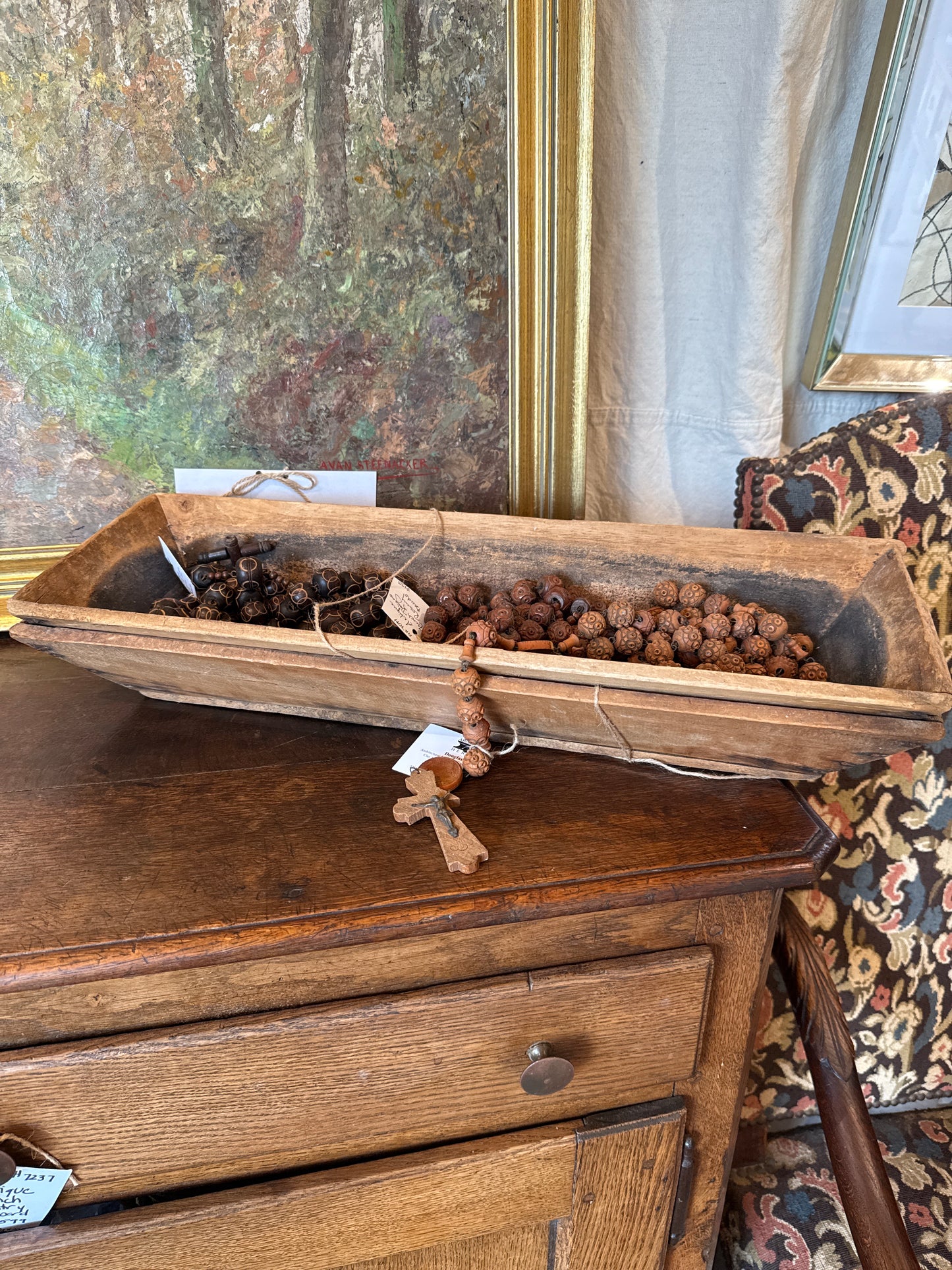 Wooden Baguette Bread Tray