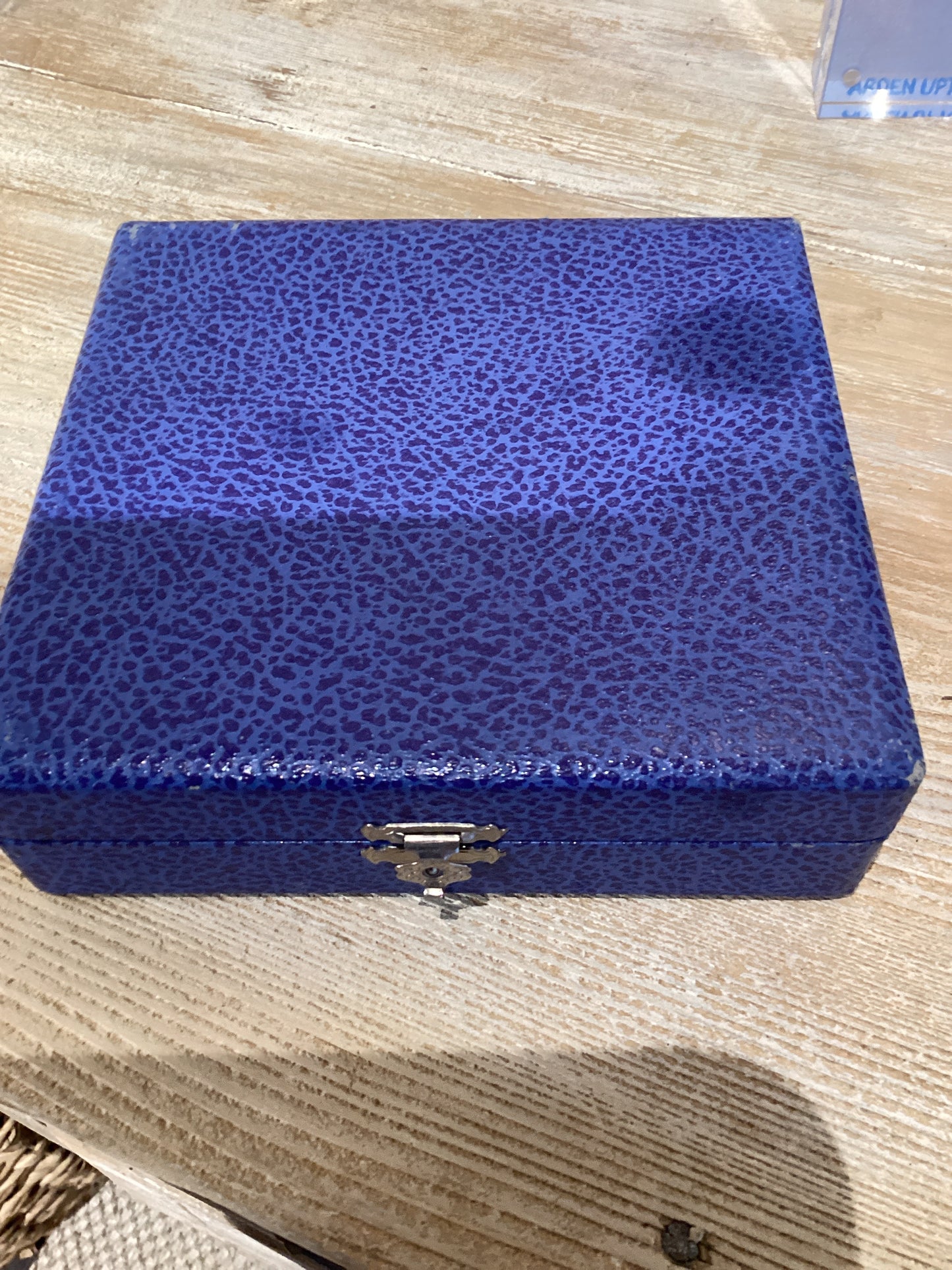 French Boulanger silver plate oyster forks in fitted box
