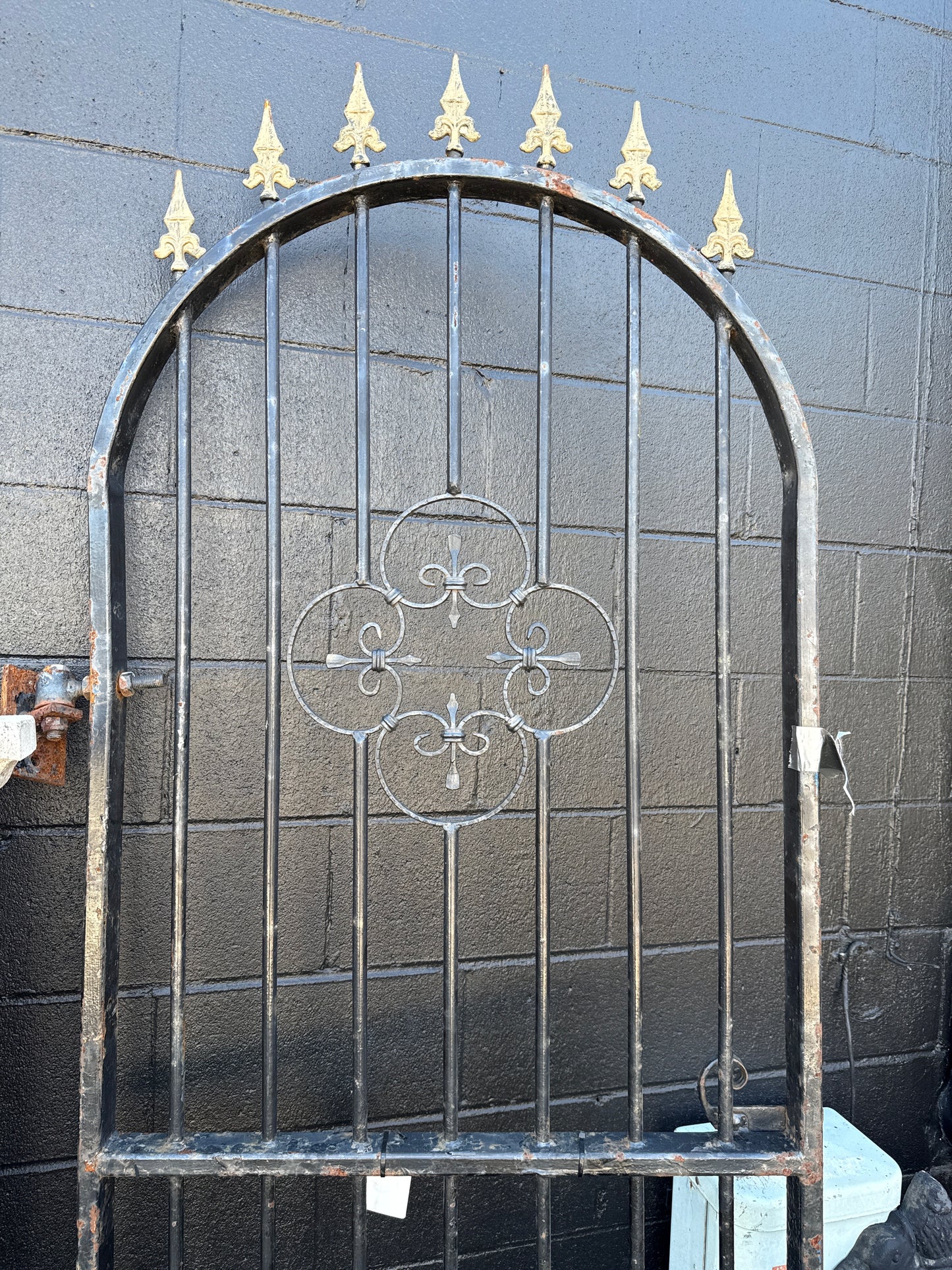 Hand Forged Pedestrian Iron Gate
