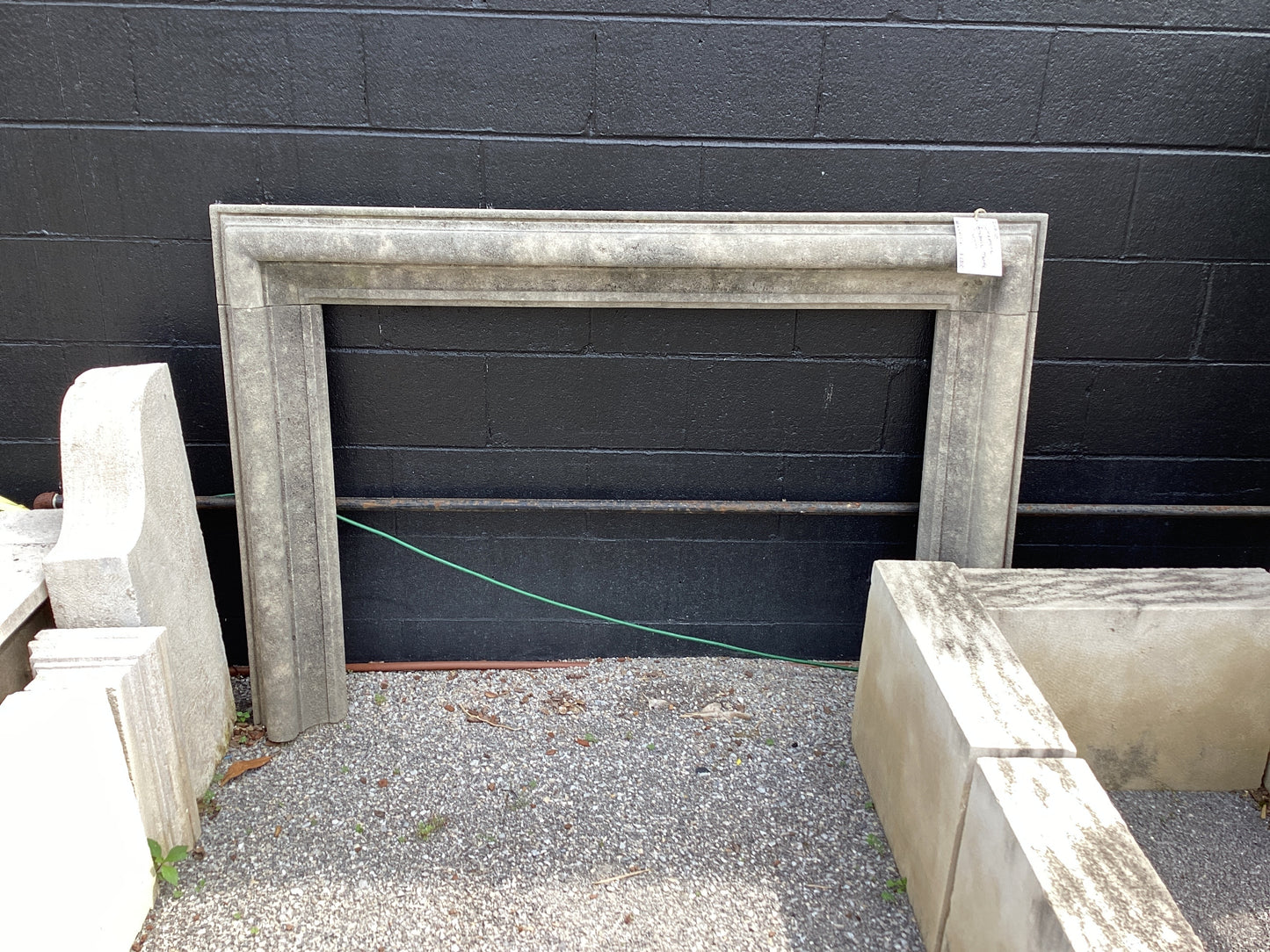 Limestone Fireplace Mantle