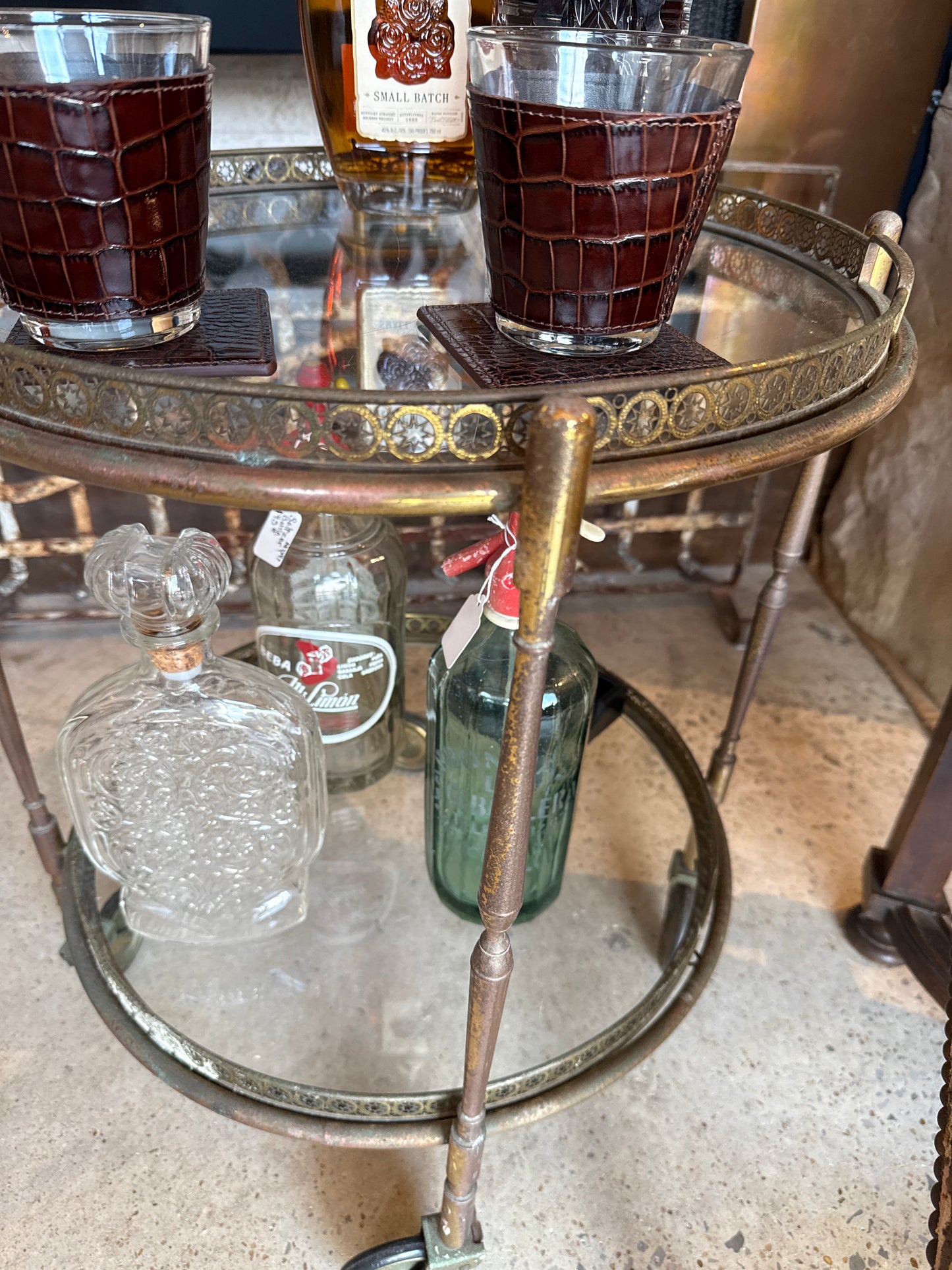Round Bar Cart