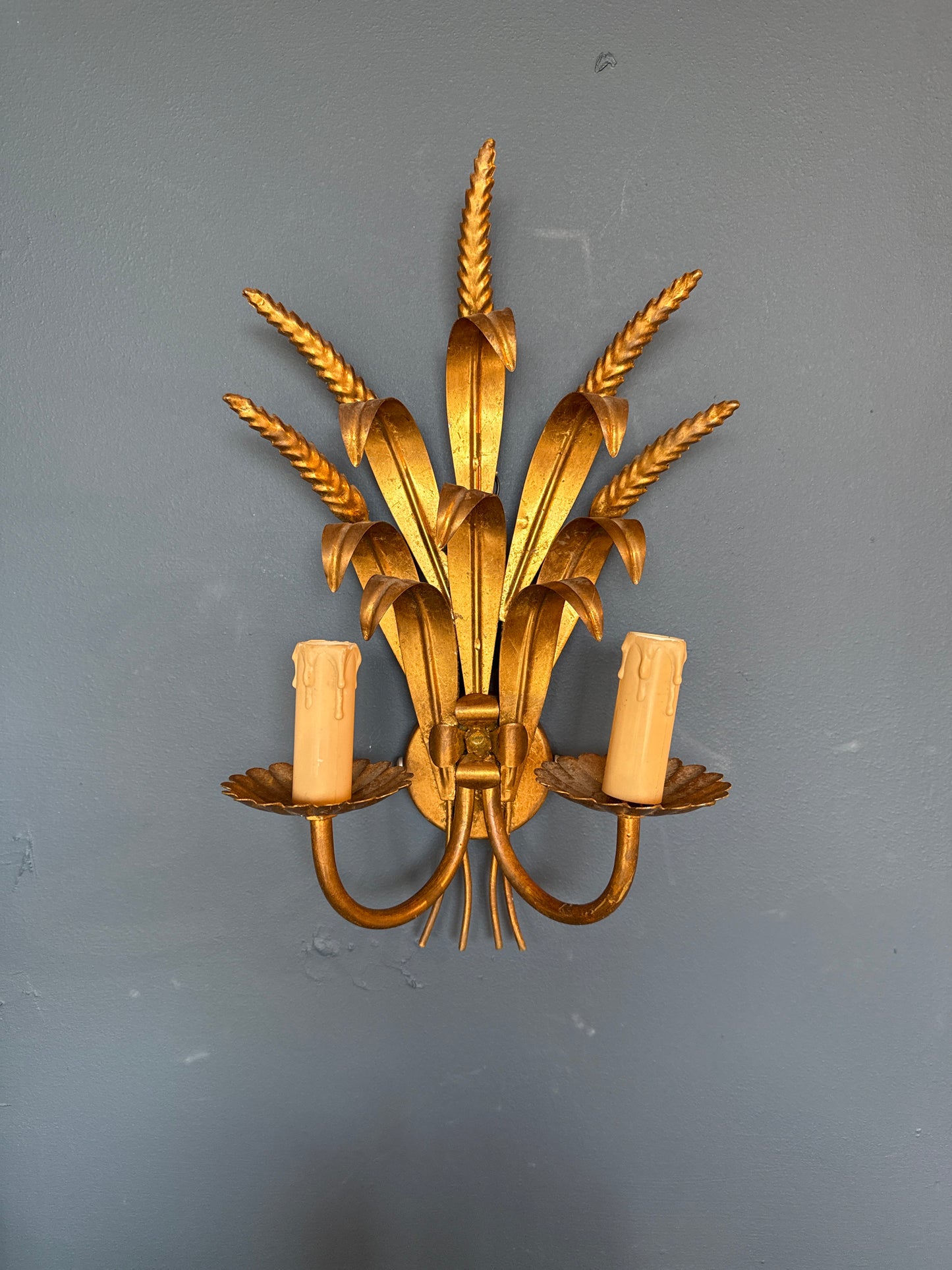Pair of Italian Gilt Wall Sconces