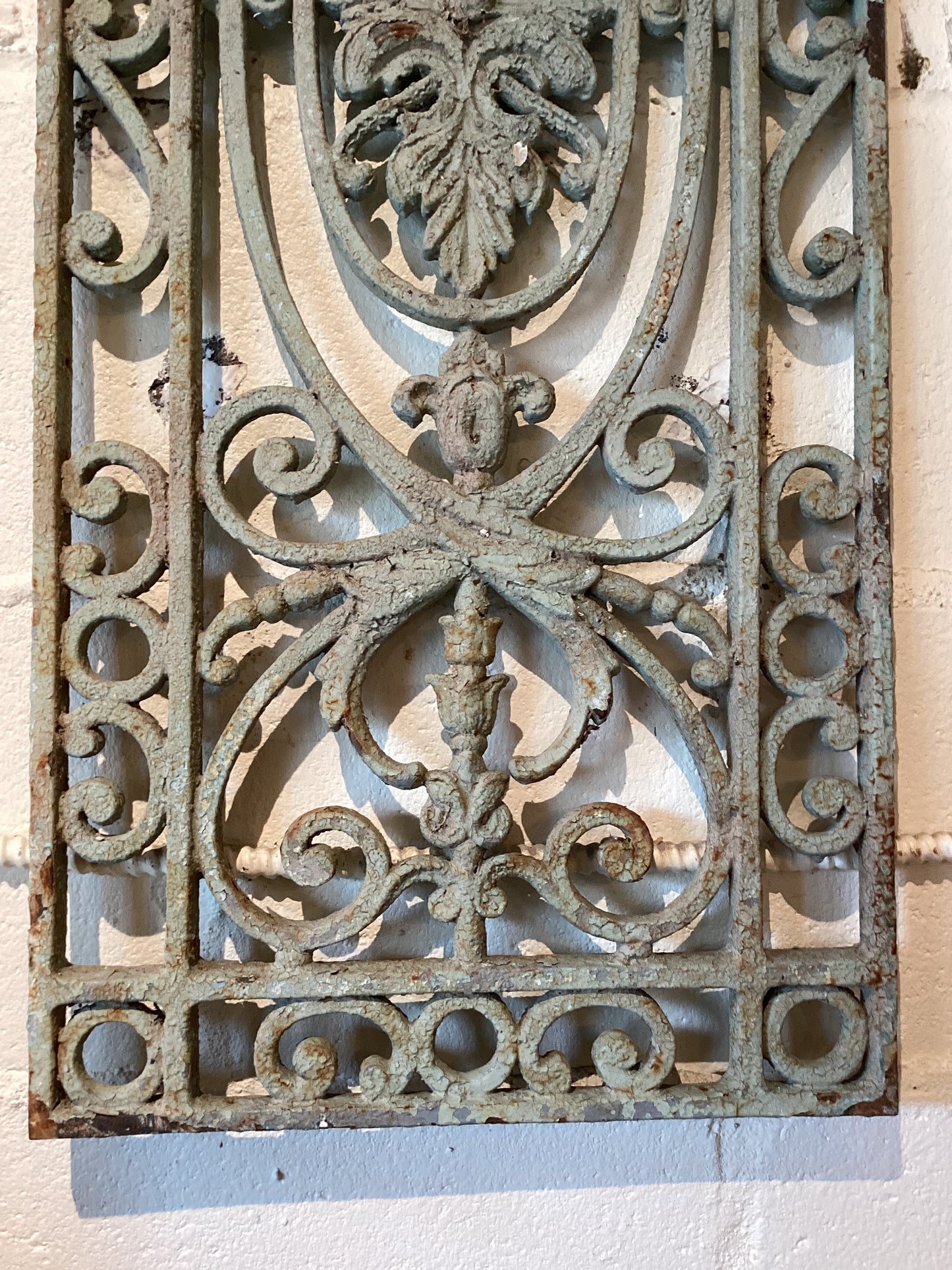 Medium Grey/Green Iron Grate Set of 2