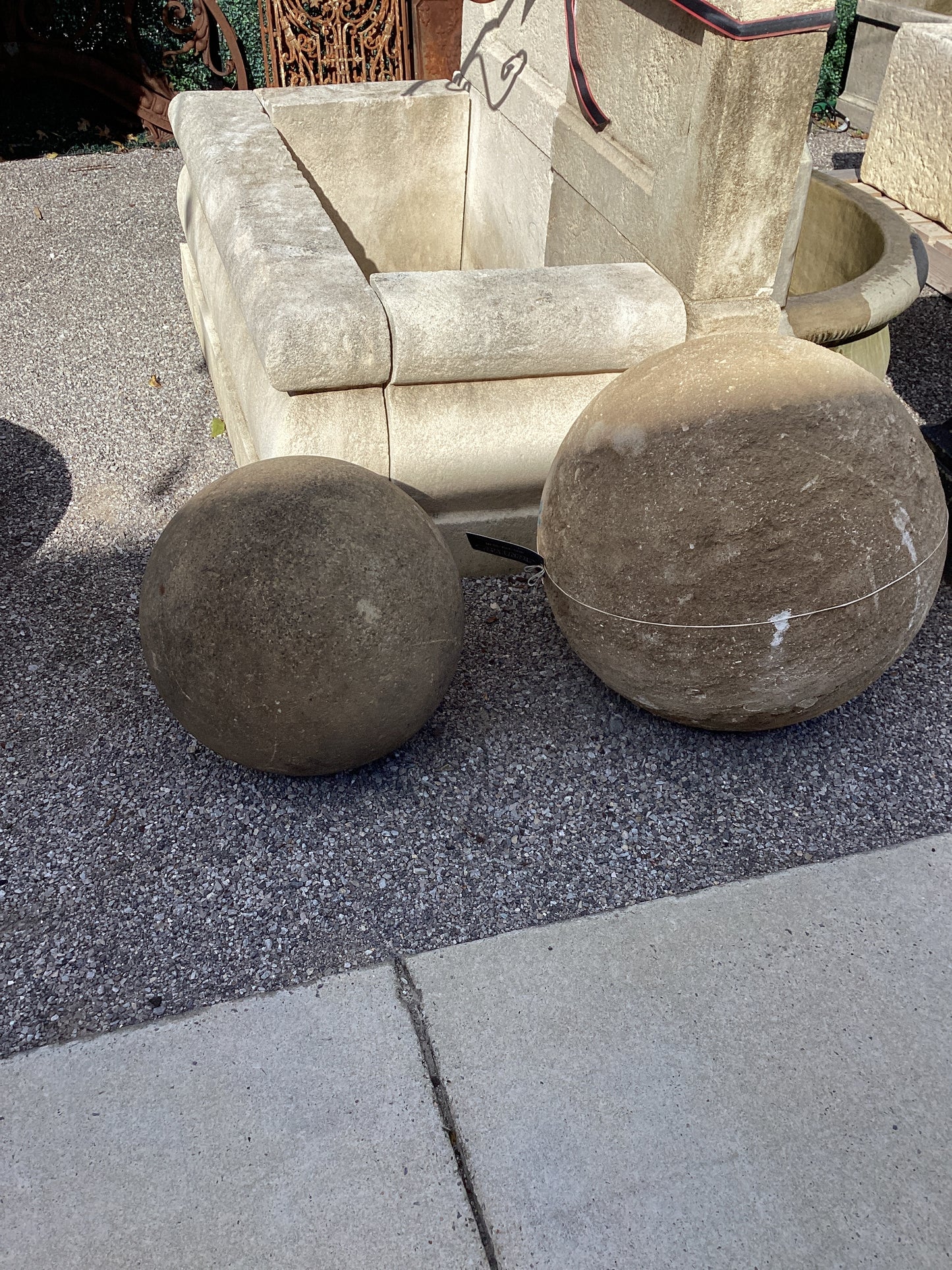 Large Pair of Stone Balls out of Halifax