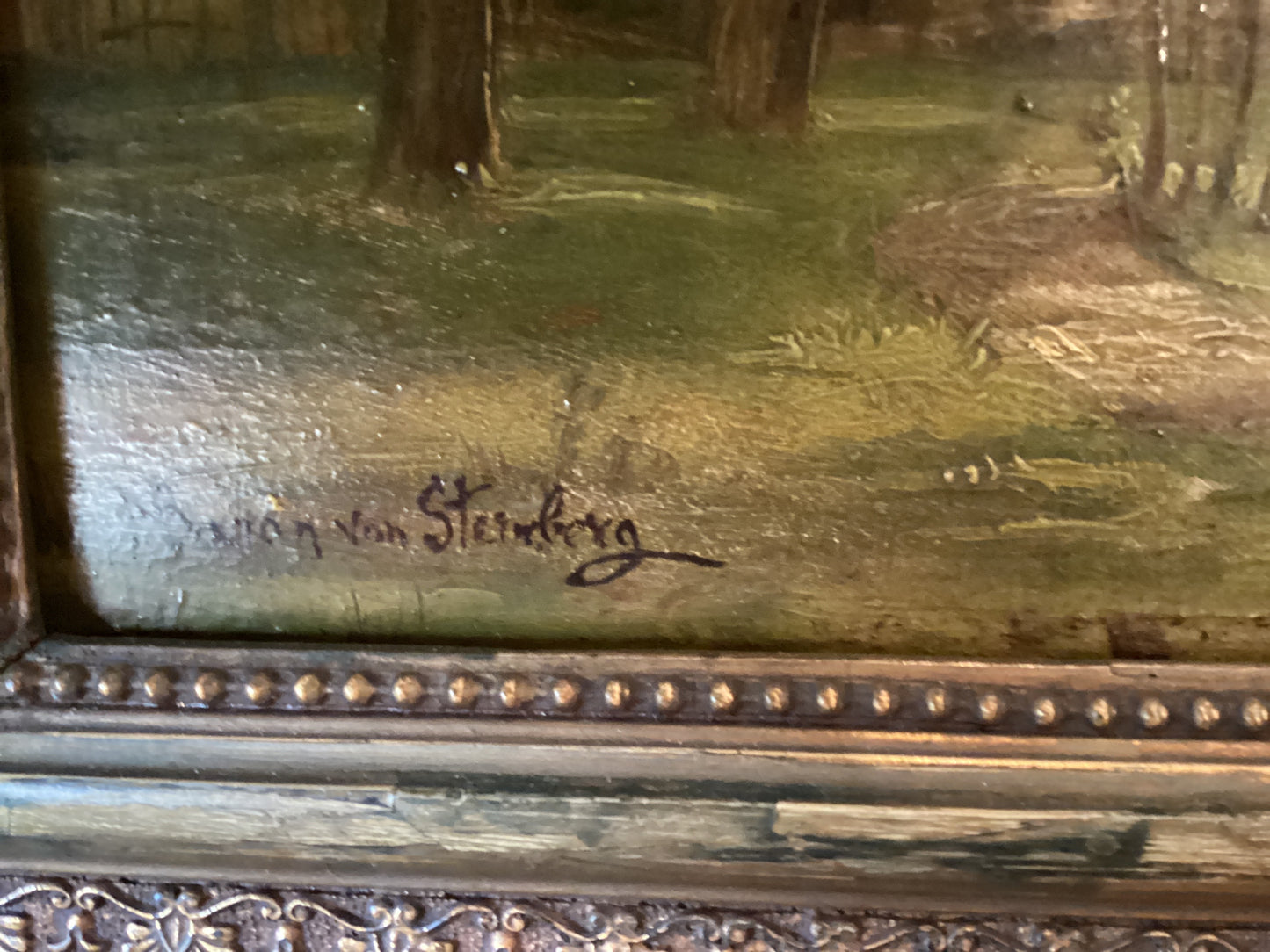 Antique Landscape Painting