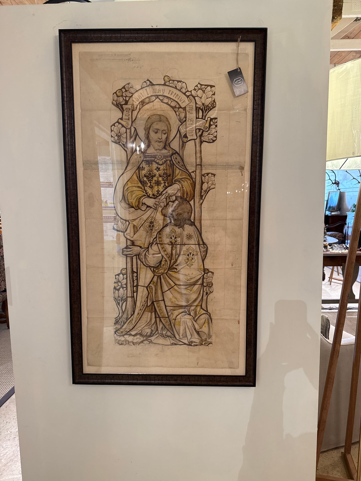 Original Stained Glass Window Design Drawings