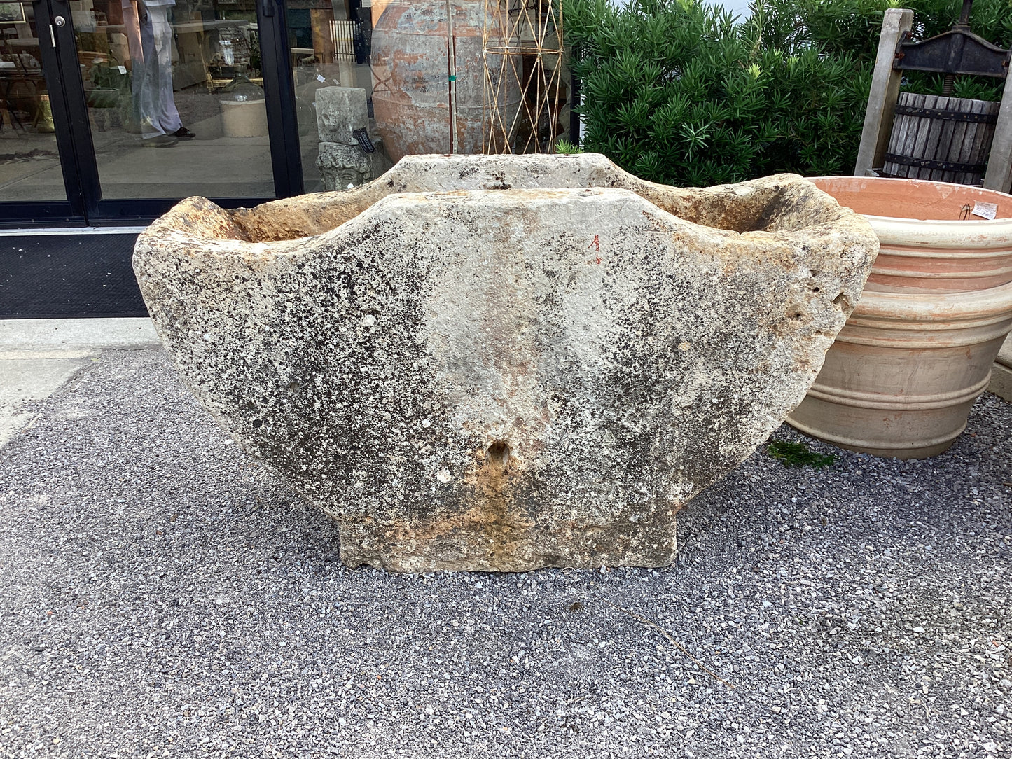 Saddle Stone Trough