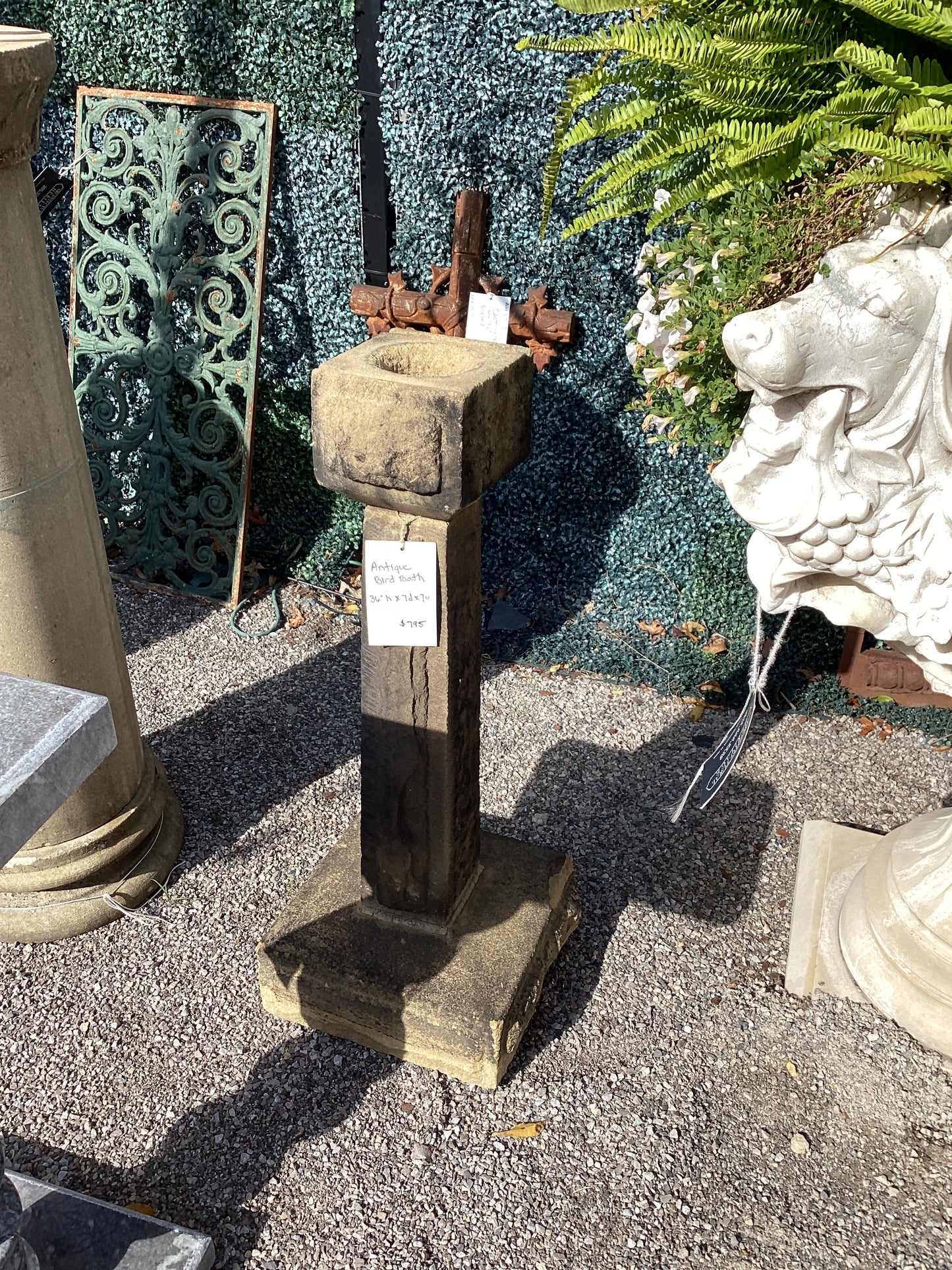 Antique Bird Bath
