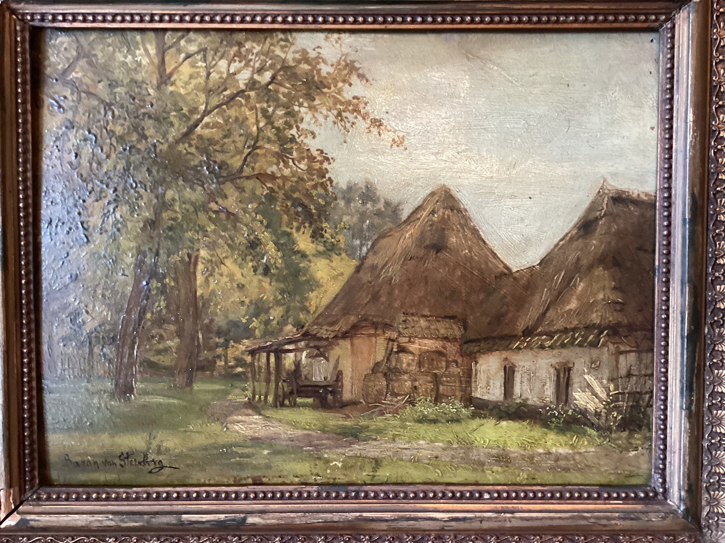 Antique Landscape Painting