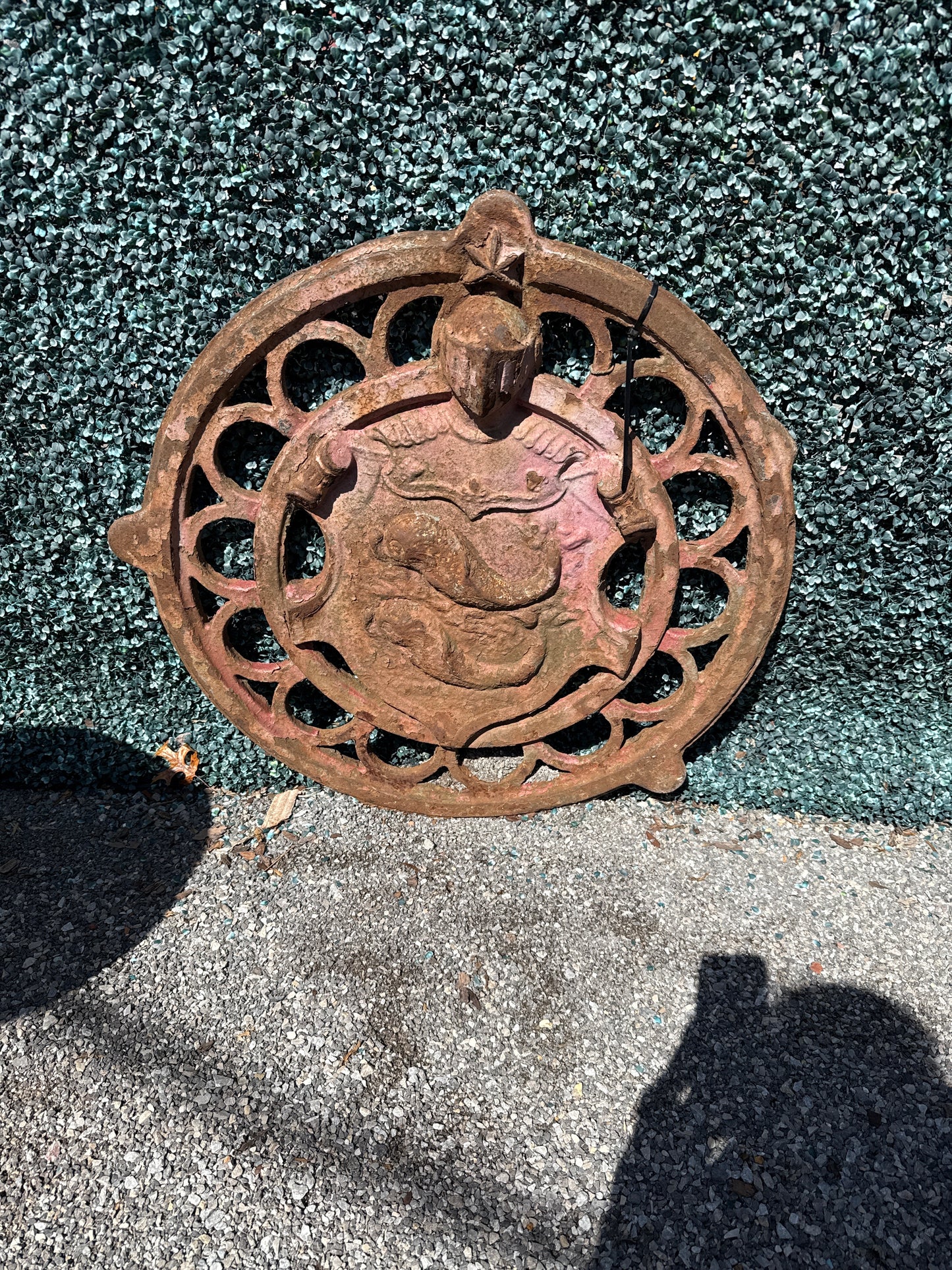 Cast Iron Railway Shield out of Brighton England