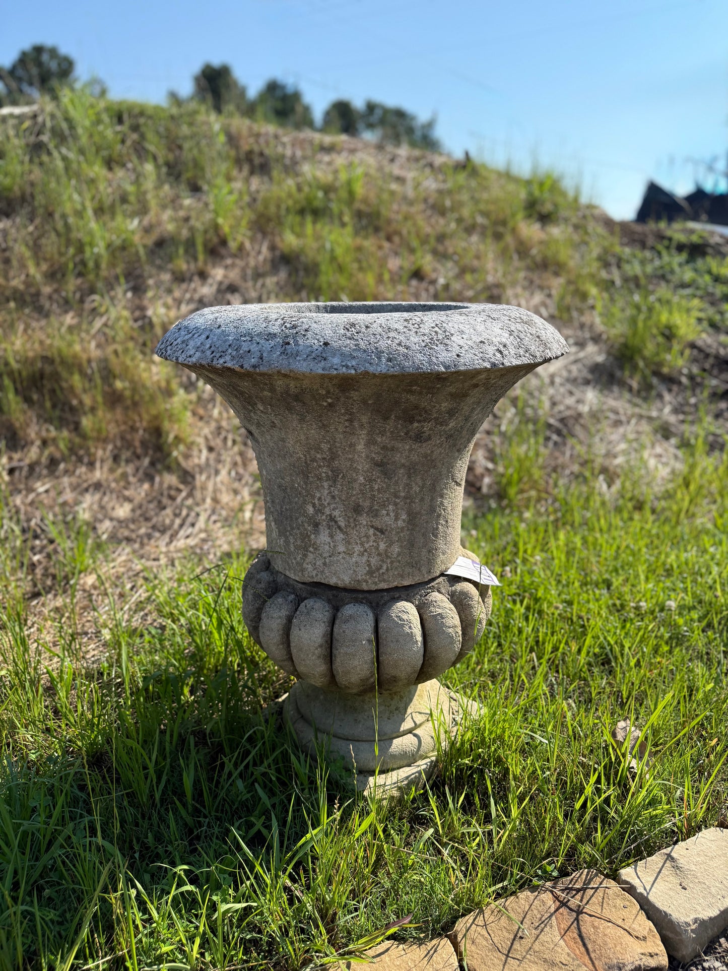 Stone Urn Pair