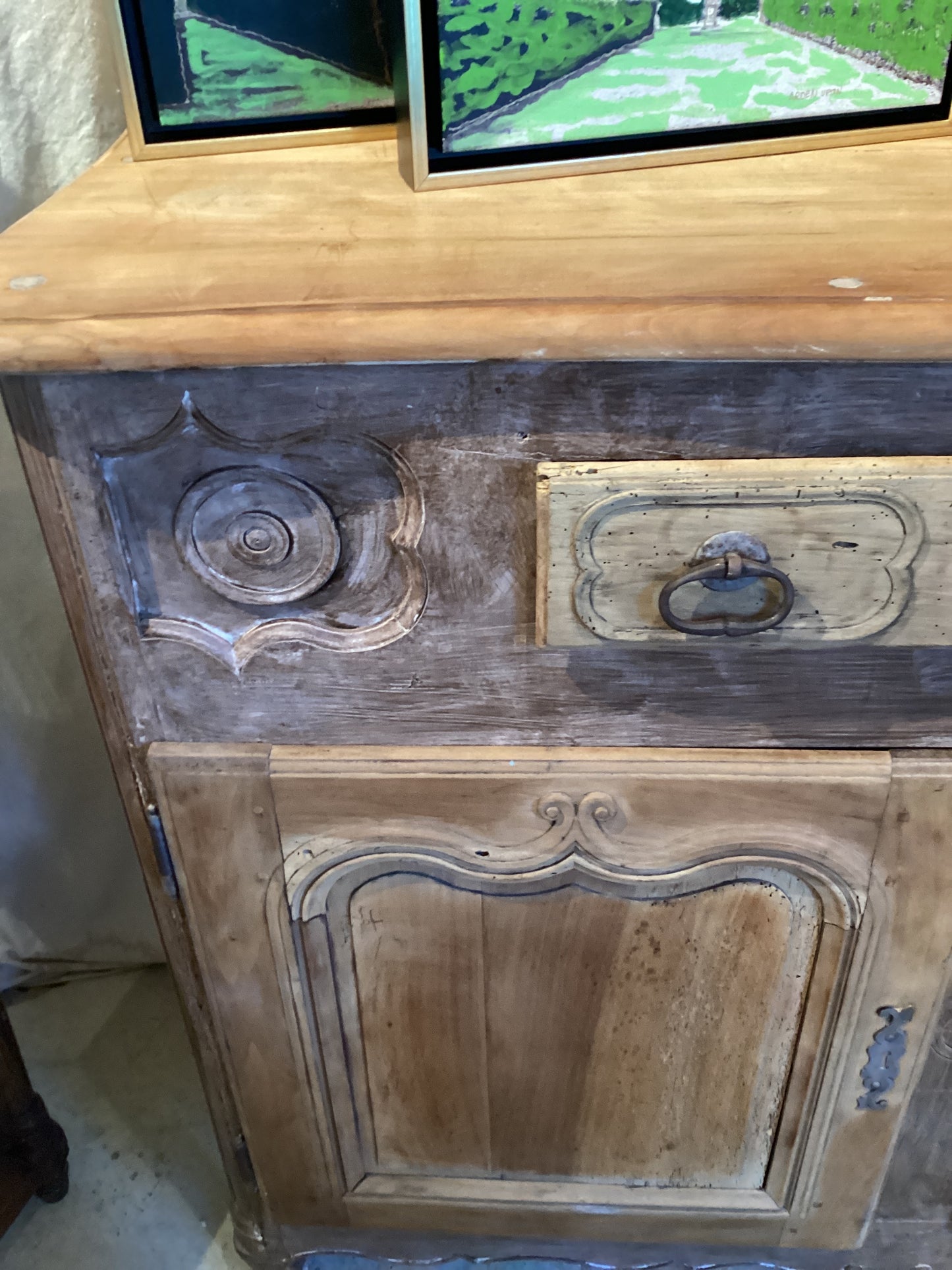 Antique French Rustic Buffet