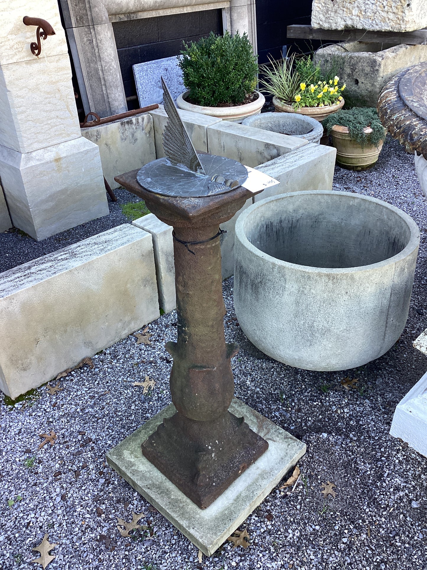 Cast Iron Sundial from Yorkshire