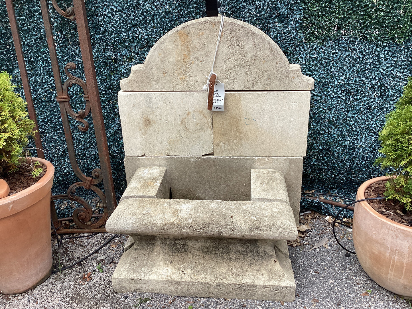Small Limestone Fountain