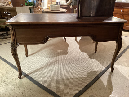 French leather top desk