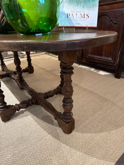 French Oak Oval Dining Table