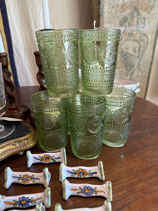 13 oz Vintage Glass Tumbler (set of 6)