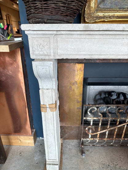 Greek Key Mantel