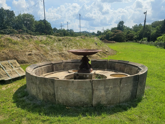 Antique English Clock Face Fountain (c. 1830–1840)