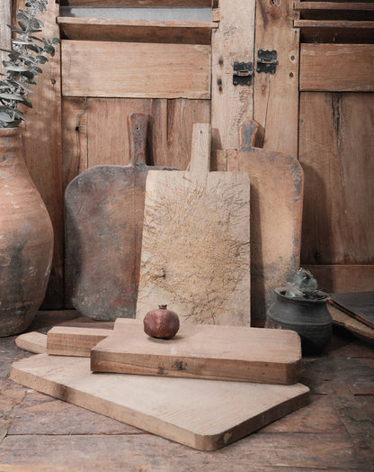 Vintage Turkish Bread Boards | Rustic Breadboard: Medium