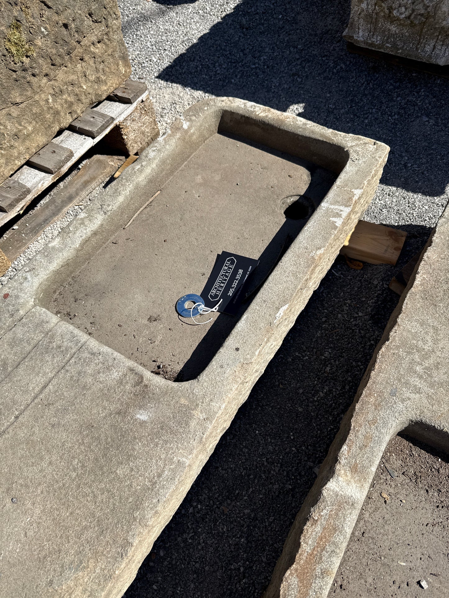 Yorkshire Stone Sink Out of English Cottage