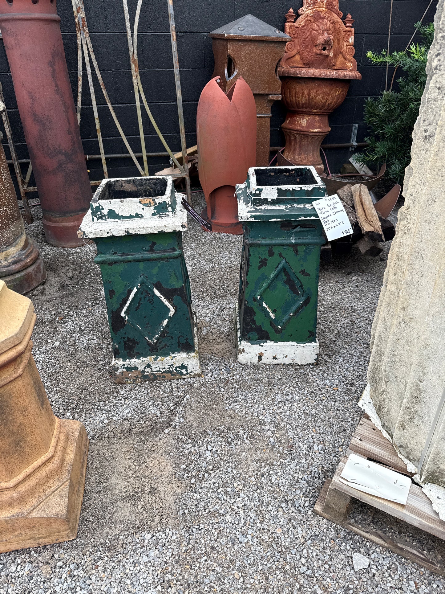Square Chimney Pots