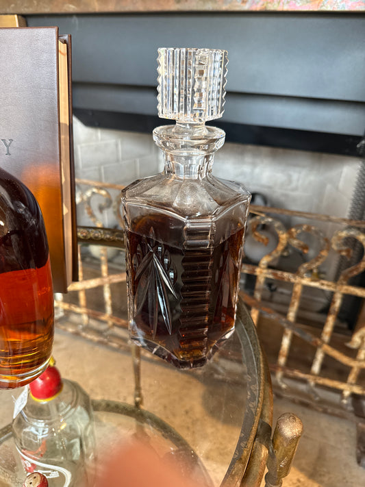 Vintage Cut Crystal Decanter