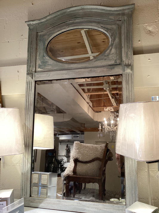 Painted Beveled Trumeau Mirror