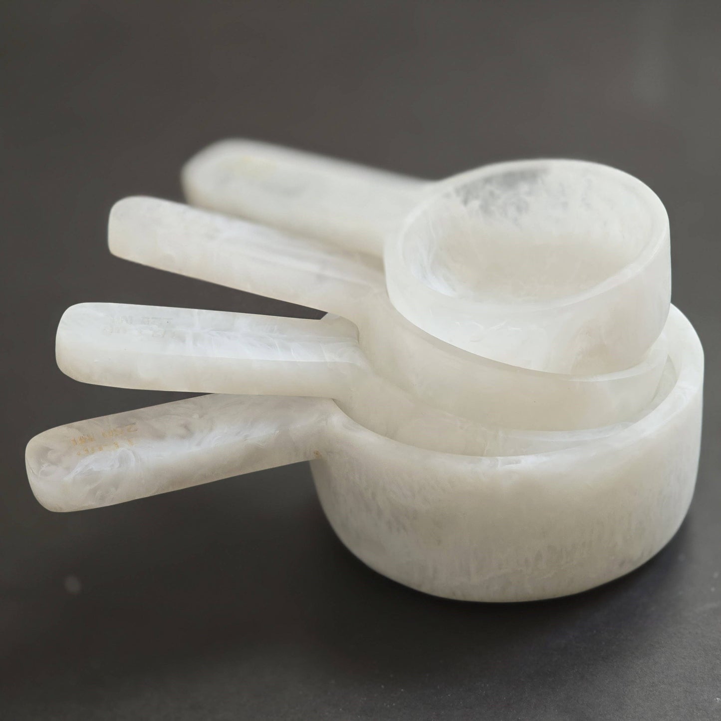 Hand Poured Resin Measuring Cups - Cooking, Baking  Gifts : Ivory