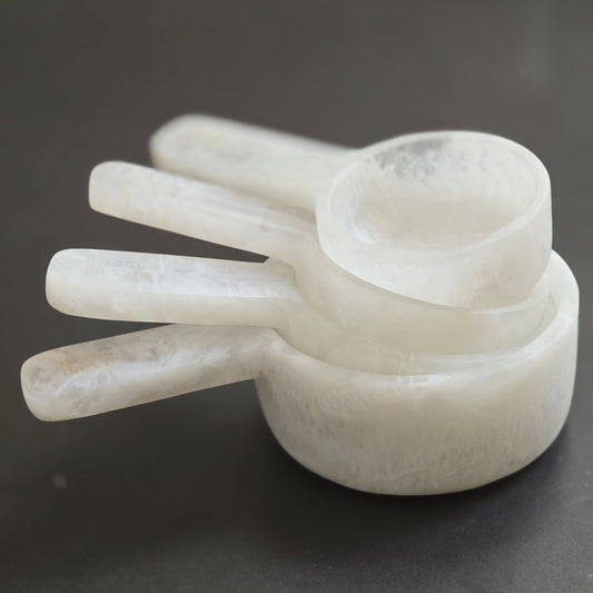 Hand Poured Resin Measuring Cups - Cooking, Baking  Gifts : Ivory