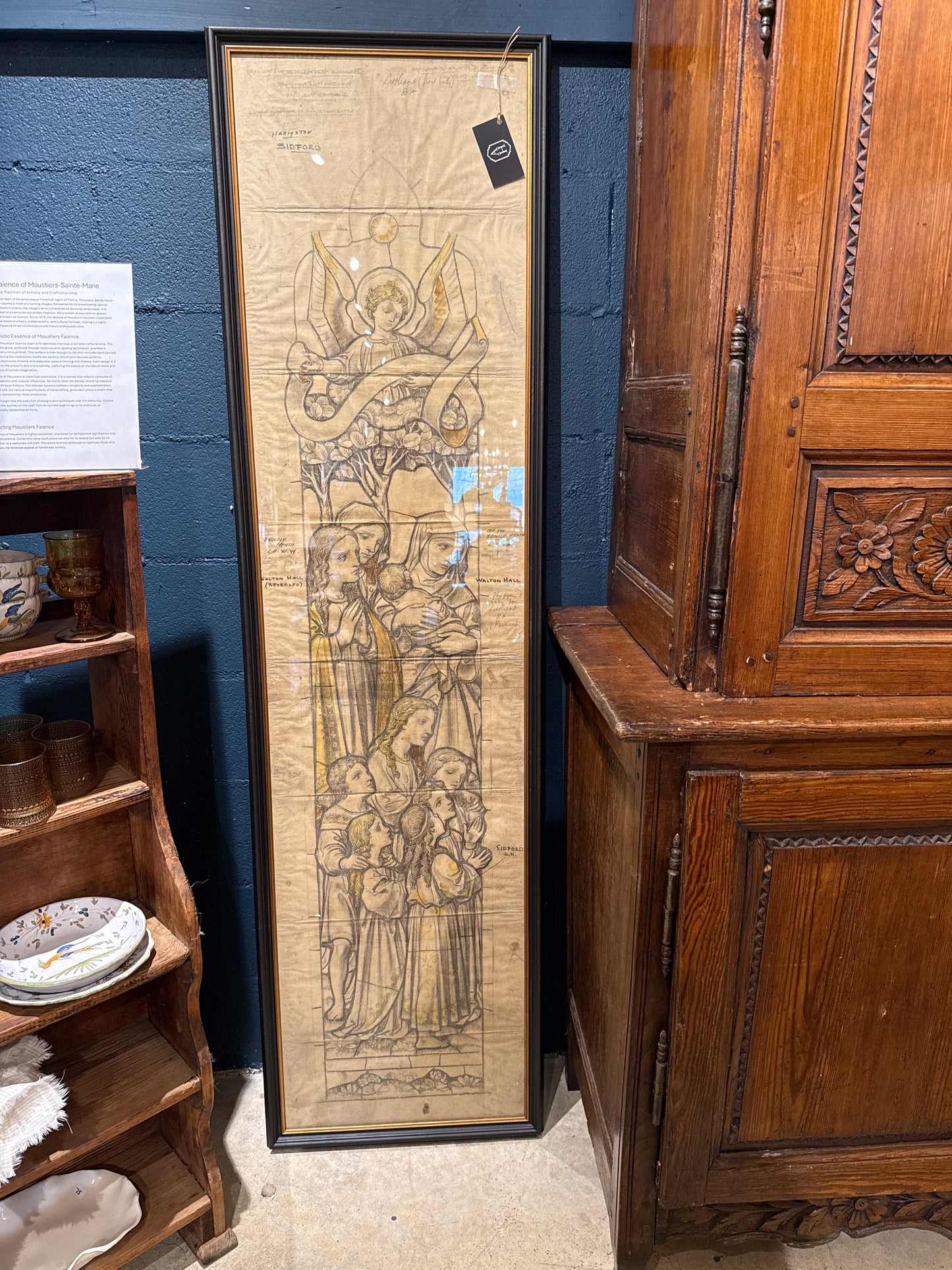 Original Stained Glass Window Design Drawings