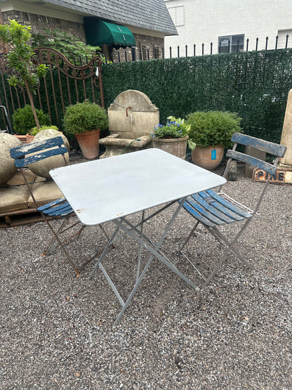 20th Century French Fermob Polychromed Metal Bistro Tables