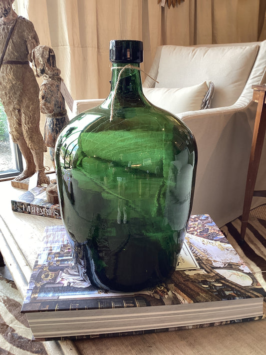 Green Glass Demijon