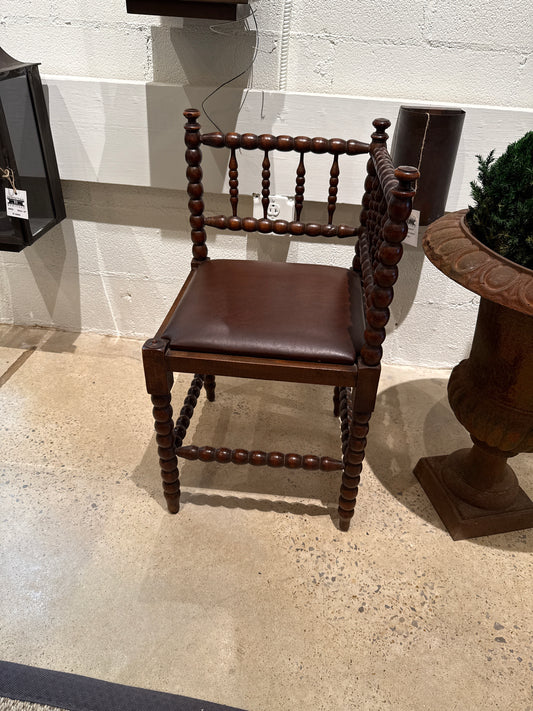 Pair of Barley Twist Corner Arm Chairs