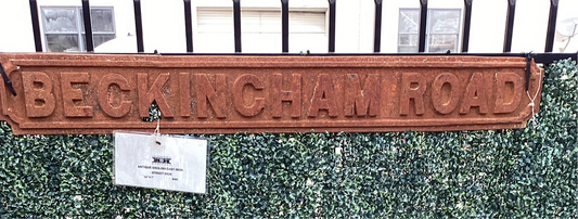 English Street Sign “Beckingham Road”