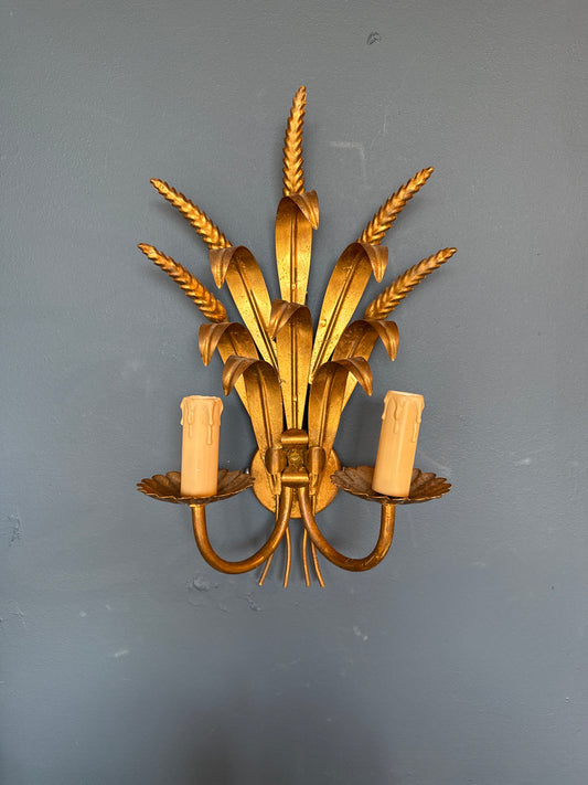 Pair of Italian Gilt Wall Sconces