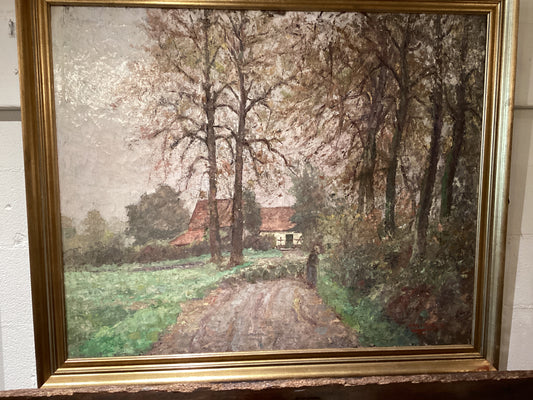 A. Van Steenacker Oil Painting