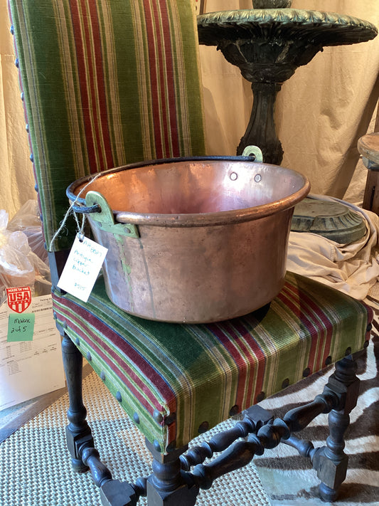 Antique Copper Bucket