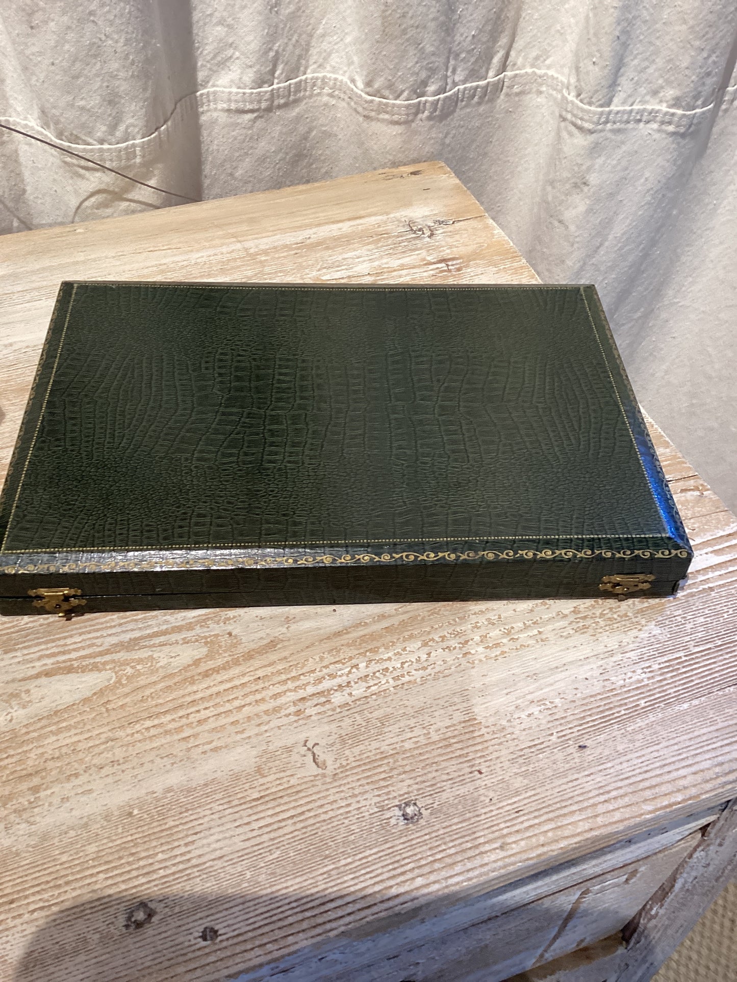 French oyster forks in fitted box