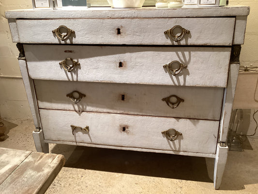 Painted Swedish 19th Century Chest