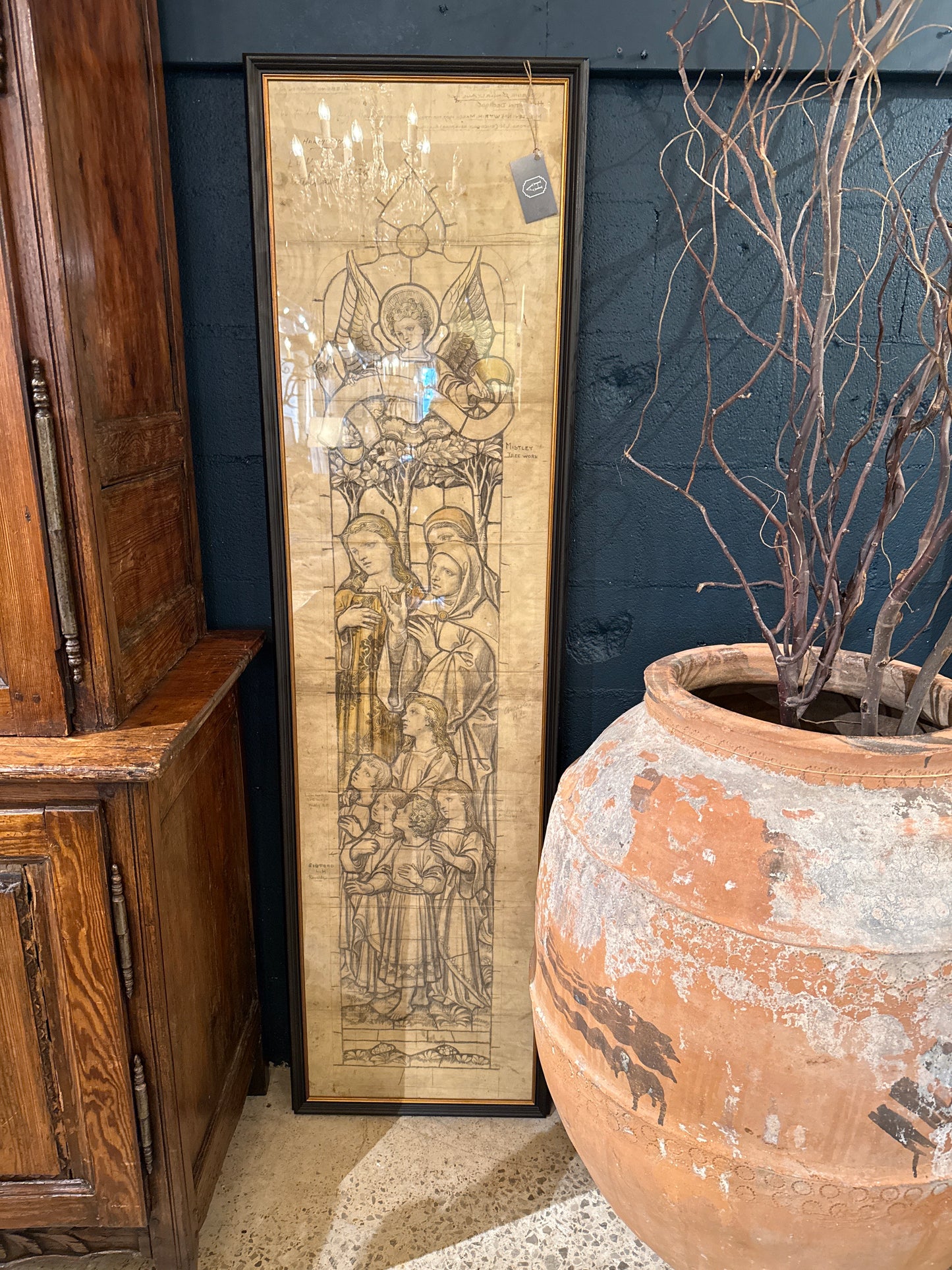 Original Stained Glass Window Design Drawings