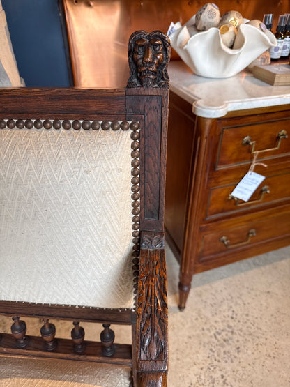 Pair of French Henri II Style Fauteuils