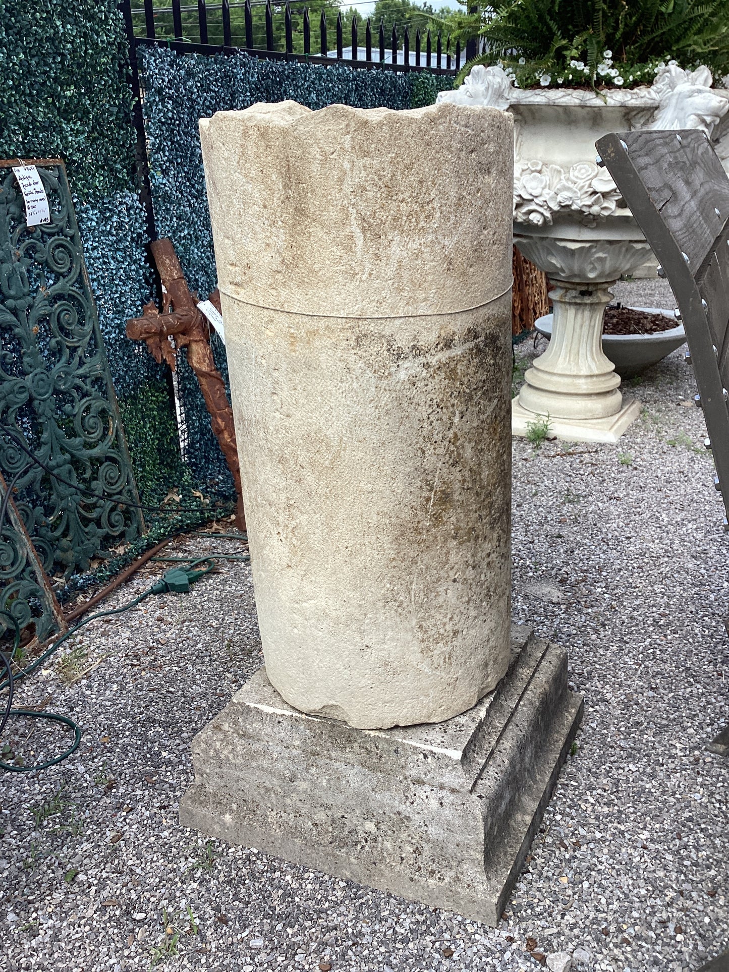 Stone Column with Base – Architectural Heritage