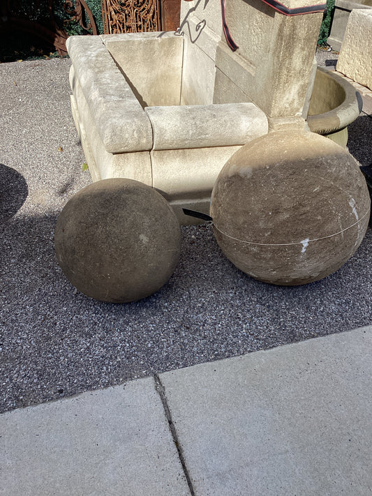 Large Pair of Stone Balls out of Halifax