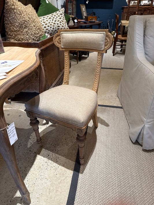 Italian Bleached Side Chair