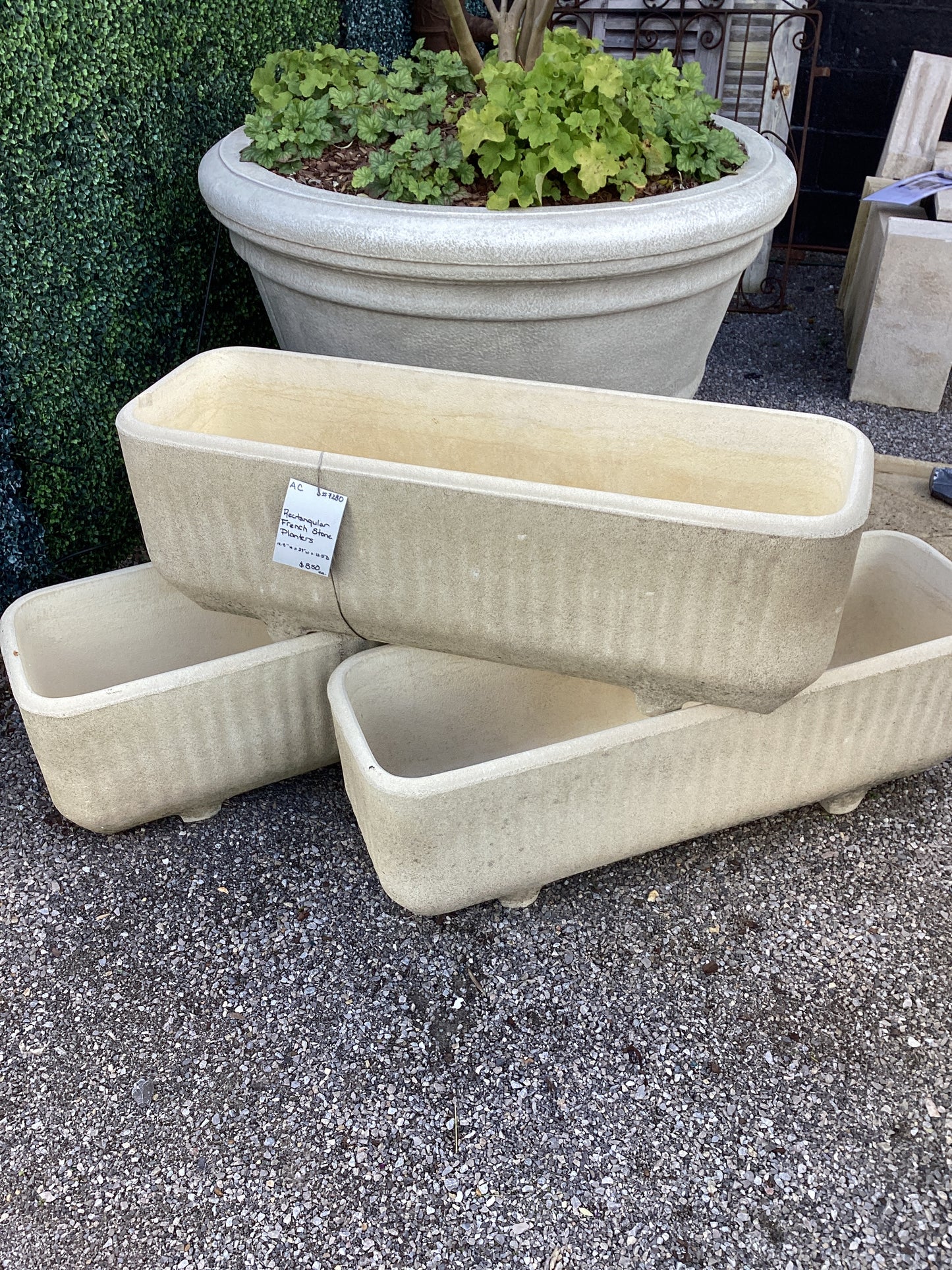 Fluted Stone Troughs