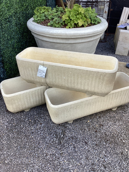 Fluted Stone Troughs