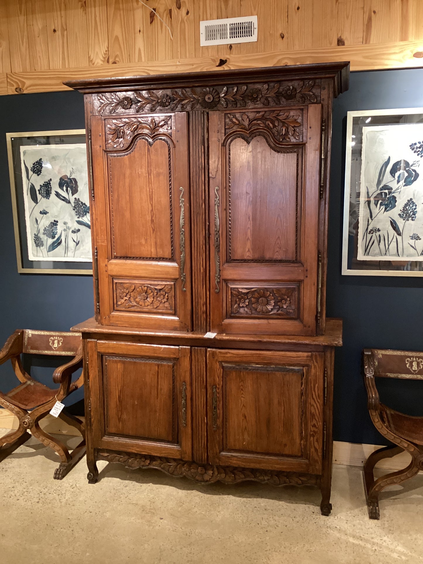 18th Century Louis XV Pine Buffet